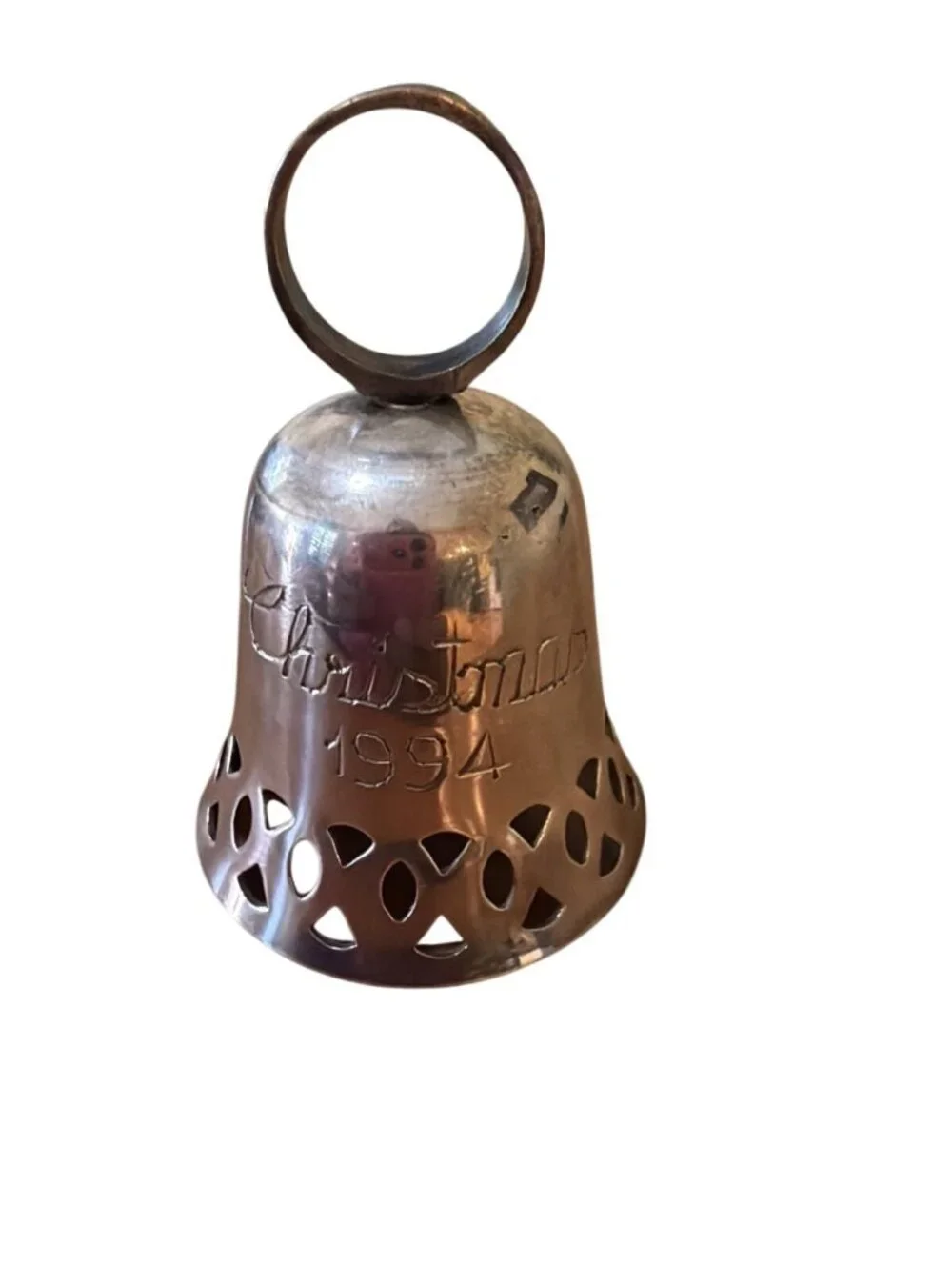 1994 International Silver Co. Christmas Bell Silver Plated